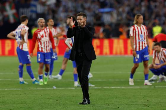 Simeone: "Esa contundencia que se necesita esta vez la tuvieron ellos"