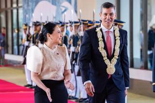 El presidente de Paraguay llega a Filipinas para una reunión con Ferdinand Marcos Jr.