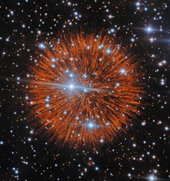 Revelan el confuso 'collar de perlas' de una histórica supernova observada hace 850 años