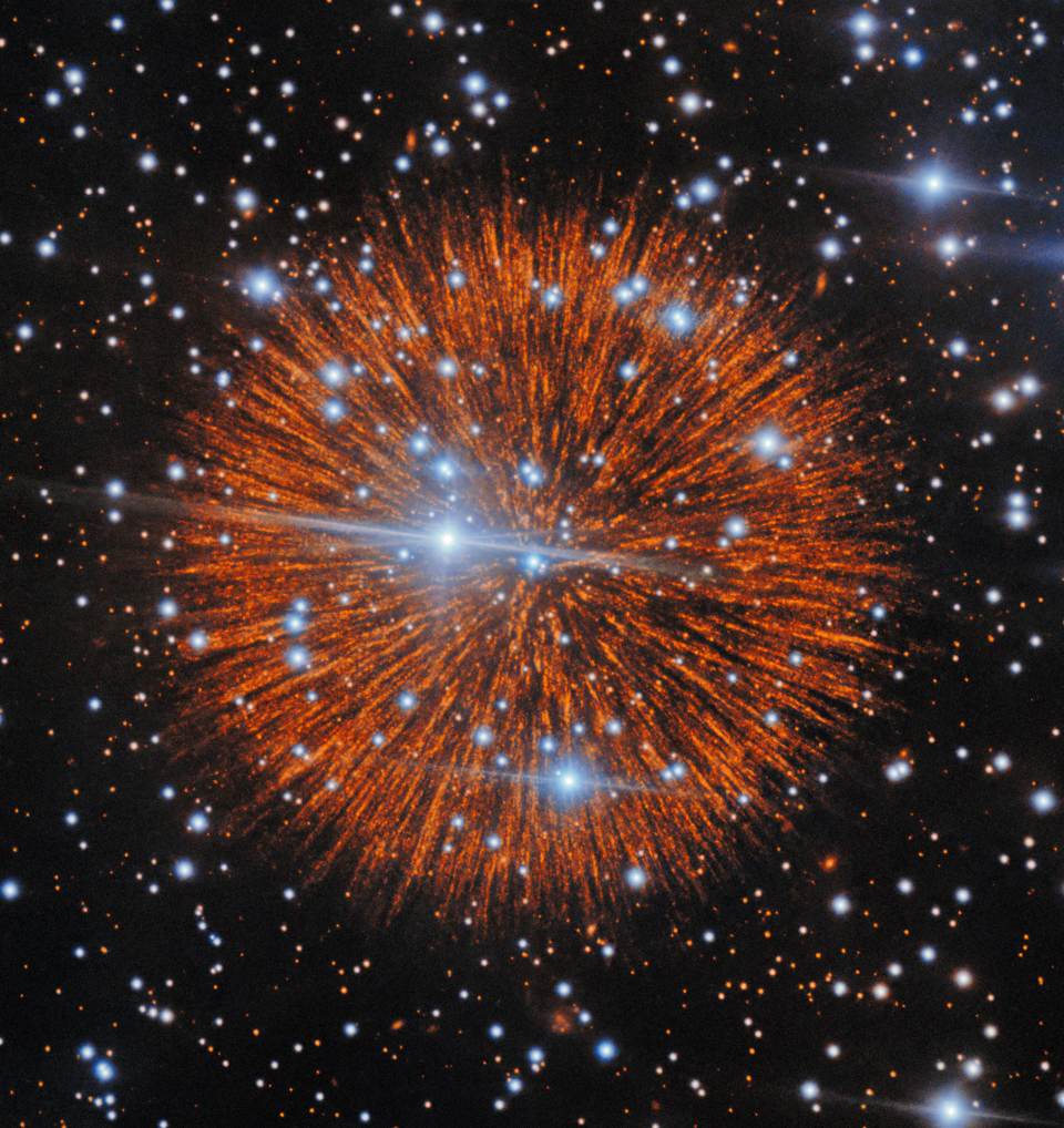 Revelan el confuso 'collar de perlas' de una histórica supernova observada hace 850 años