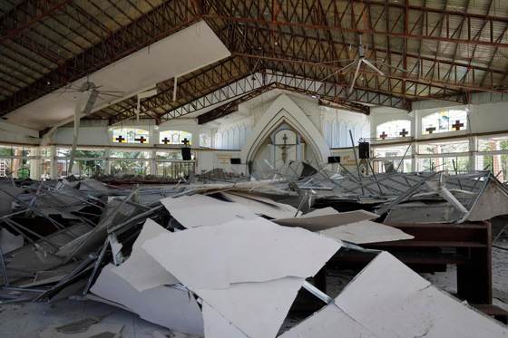 Suben a 37 los fallecidos, con casi 500 heridos, por sismo en la isla filipina de Mindanao