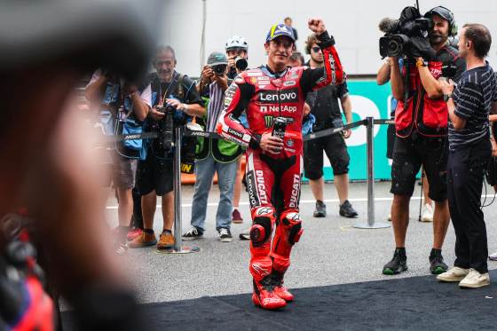 Marc Márquez dice que corrió "pensando en el campeonato"