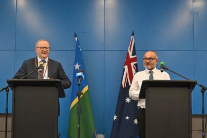 Australia se acerca a Islas Salomón, en el marco de la rivalidad con China en el Pacífico