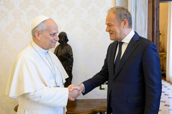 Donald Tusk aborda la paz y la guerra en Ucrania durante su visita al papa y al Vaticano
