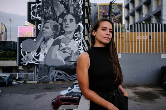 Una artista mexicana retrata en Beirut los desplazamientos de la guerra en Líbano