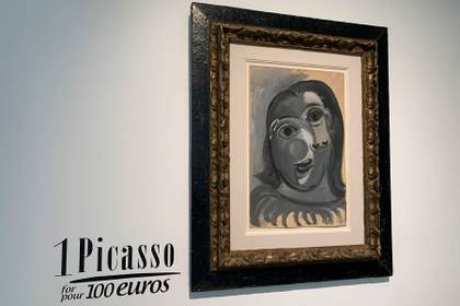 Personas de medio centenar de países optan a un Picasso por 100 euros en sorteo solidario