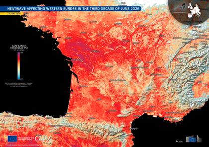 Casi 70.000 personas sin electricidad en Francia por una avería ligada al calor