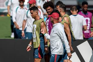 Roberto Martínez: "Cristiano tiene un hambre increíble de ayudar"