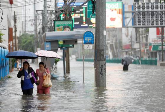 Bangkok declara el estado de desastre por inundaciones tras fuertes lluvias