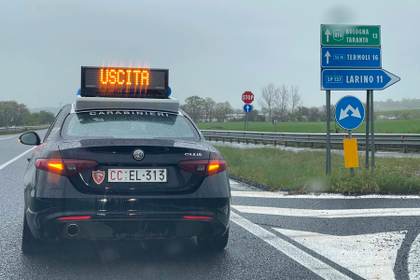 El centro de Italia entra en alerta roja por un fuerte temporal de lluvia y nieve