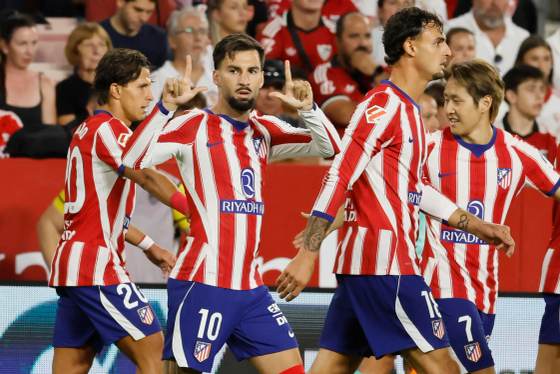 1-3. El Atlético aparca el enredo Julián Álvarez y se da una alegría en el Sánchez-Pizjuán