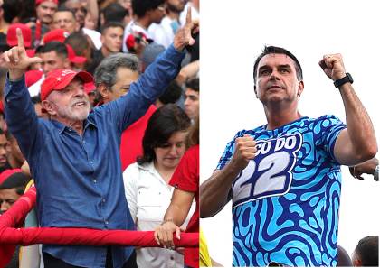 Flávio Bolsonaro supera a Lula por dos puntos en los dos últimos sondeos electorales