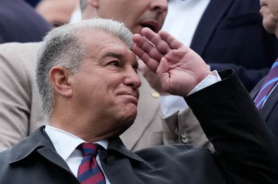 Laporta: "Suerte que Javier Tebas no se deja amedrentar por la actitud del Real Madrid"