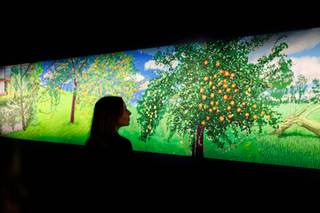 David Hockney recoge la esencia de Normandía en una obra de 70 metros en Londres