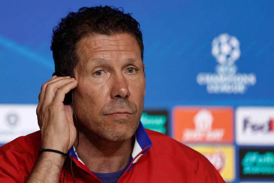 Simeone: “Julián está en fase de crecimiento, todavía no lo veo para que empiece”
