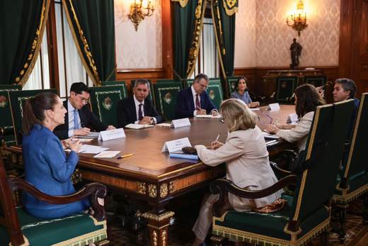 Sheinbaum se reúne con Calviño tras los acuerdos firmados con la Unión Europea