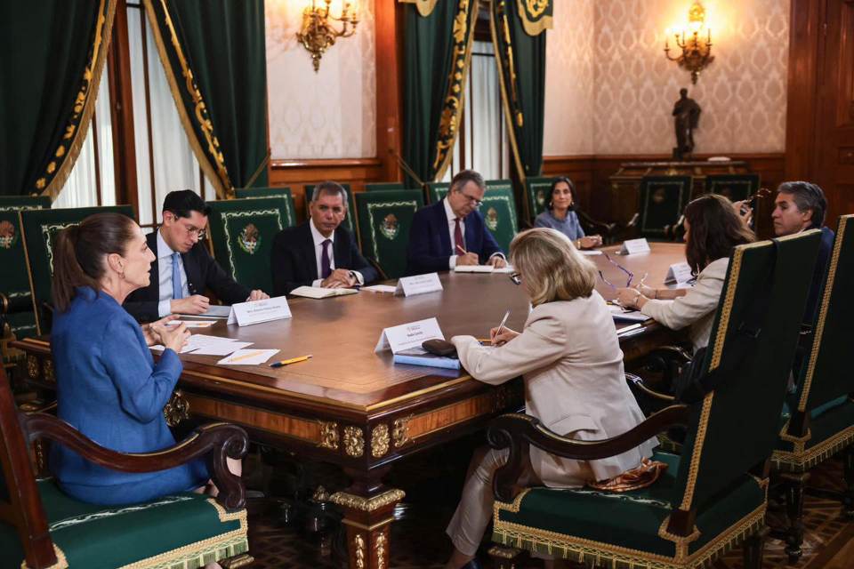Sheinbaum se reúne con Calviño tras los acuerdos firmados con la Unión Europea