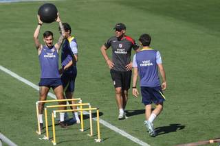 Baena: "No podía haber hecho mejor elección que venir al Atlético"