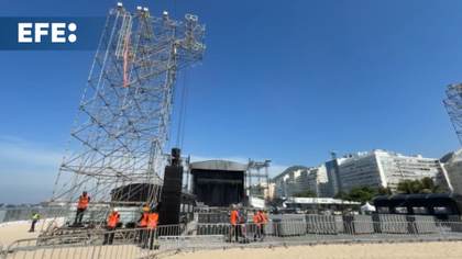 Muere un trabajador durante el montaje del escenario del concierto de Shakira en Río