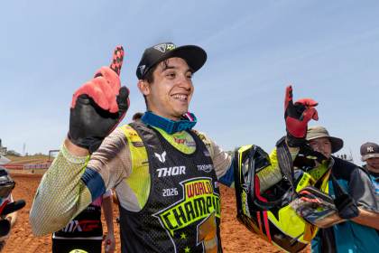 El español Guillem Farrés, campeón del mundo de MX2