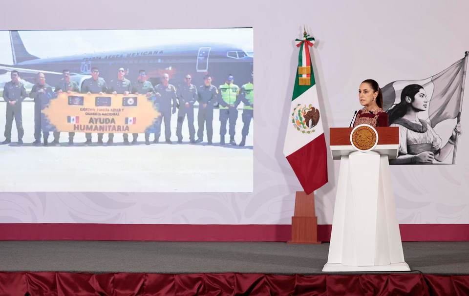 Sheinbaum traslada a Delcy Rodríguez el apoyo de México a Venezuela tras terremotos