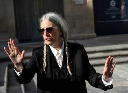 La cantante Patti Smith llega a Oviedo (España) para recoger el Premio Princesa de Asturias