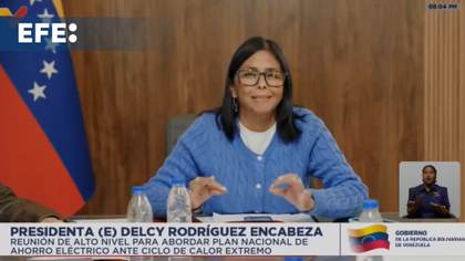 Delcy Rodríguez apela a la conciencia ciudadana para avanzar en plan de ahorro eléctrico