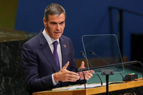 Pedro Sánchez lanza ante la Asamblea de la ONU un alegato contra las políticas de Donald Trump