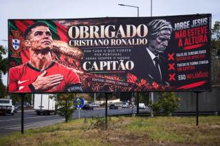 "Serás siempre nuestro capitán", pancartas en torno a Lisboa apoyan a Cristiano Ronaldo