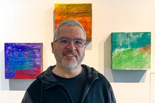 El pintor Alberto Reguera regresa a Lisboa para reflexionar sobre la luz y la materia