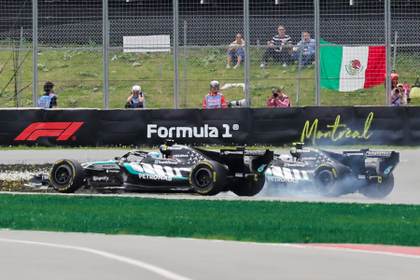 Russell ganó el sprint de Montreal, que marcó el primer 'encontronazo' Mercedes
