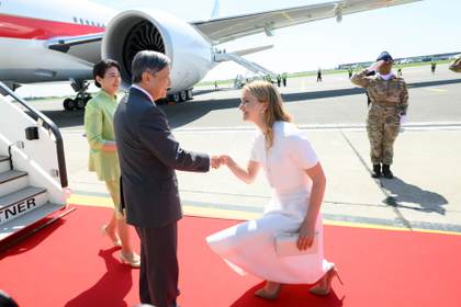 Los emperadores de Japón llegan a Bélgica en su primera visita oficial en 27 años