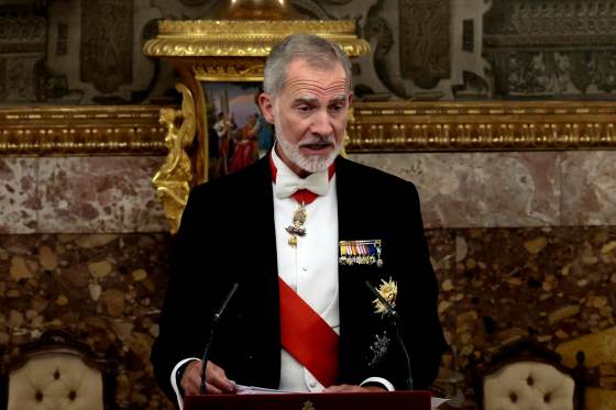 El rey de España pide más colaboración a la UE por Ceuta, una frontera que es de todos