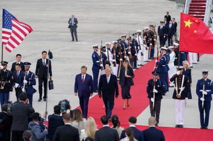 Trump despliega la alfombra roja para Xi Jinping en una inusual bienvenida a Washington