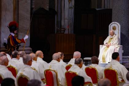 Santa María la Mayor rinde tributo a Francisco en el primer aniversario de su muerte