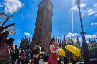 Las autoridades británicas prevén hasta 35 grados en plena ola de calor en el Reino Unido