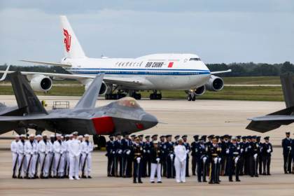Xi Jinping llega a Washington para su primera visita de Estado en más de una década