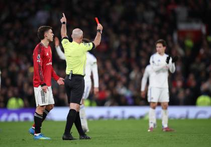 Carrick describe la roja a Lisandro como una de las peores decisiones que ha visto