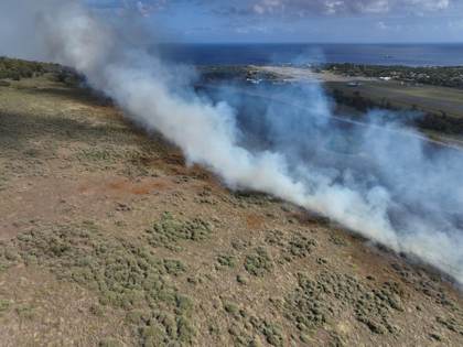 Un incendio forestal arrasa 20 hectáreas en la Isla de Pascua sin causar víctimas