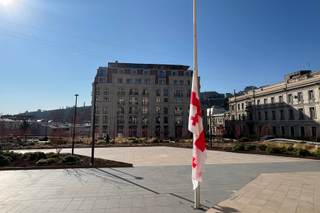 Georgianos se suman al duelo por patriarca de la Iglesia Ortodoxa de Georgia, Iliá II