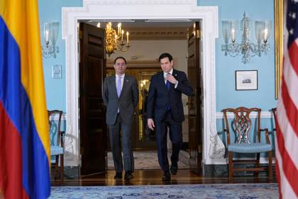 Rubio recibe al vicepresidente electo de Colombia para mostrar respaldo al nuevo Gobierno