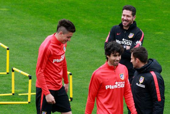 Simeone: “Soy un agradecido absolutamente a Giménez; lo queremos mucho, él lo sabe”