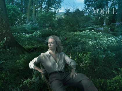 Marta Ortega, presidenta de Inditex, fotografiada para Vogue por Annie Leibovitz