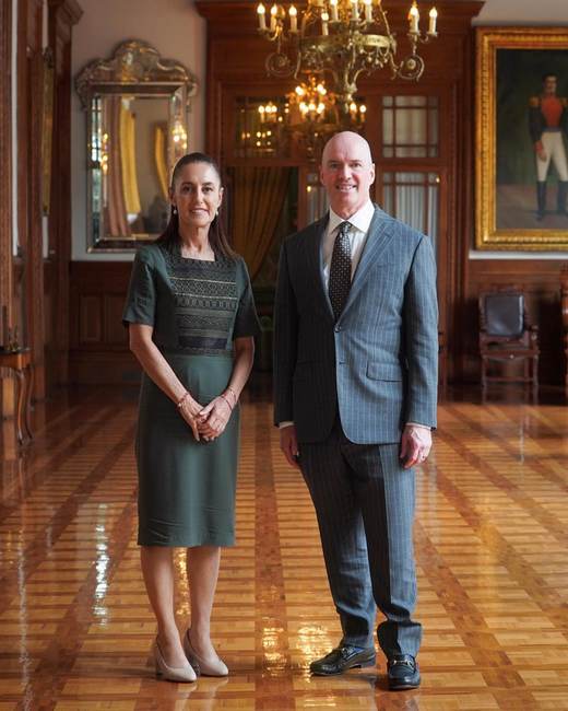 Sheinbaum y cofundador de Andreessen Horowitz ven a México como una "certeza económica"