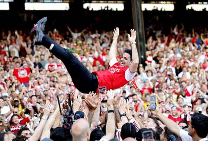Arteta: "Mi mujer se merece más que nadie su lugar en esto"