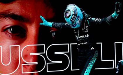 Russell no se rinde y gana en el cuartel general de Verstappen