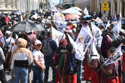 Campesinos protestan en Guatemala para exigir un nuevo fiscal general libre de corrupción