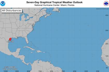 La tormenta Arthur, la primera del Atlántico, se forma frente a las costas de Texas