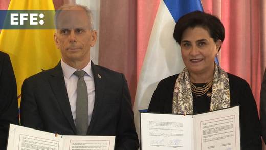 Ecuador e Israel firman acuerdo para impulsar cooperación en cultura, ciencia y deporte