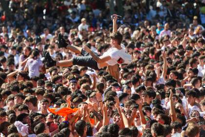 San Mateo se desata en Logroño con un cohete multitudinario